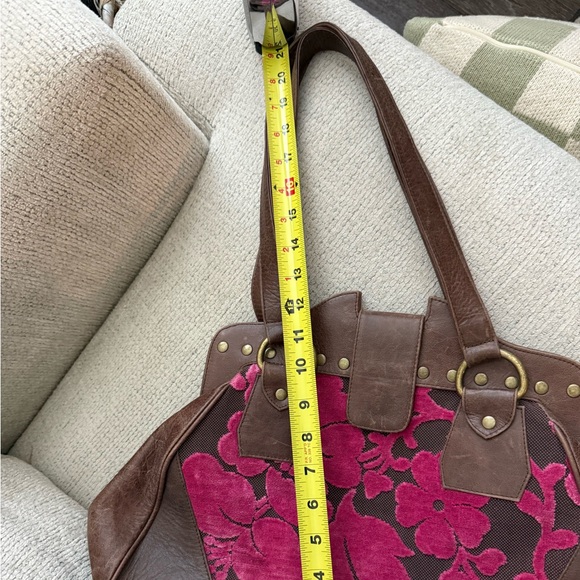 Vintage Siren Floral Genuine Leather Bag - Picture 2 of 8